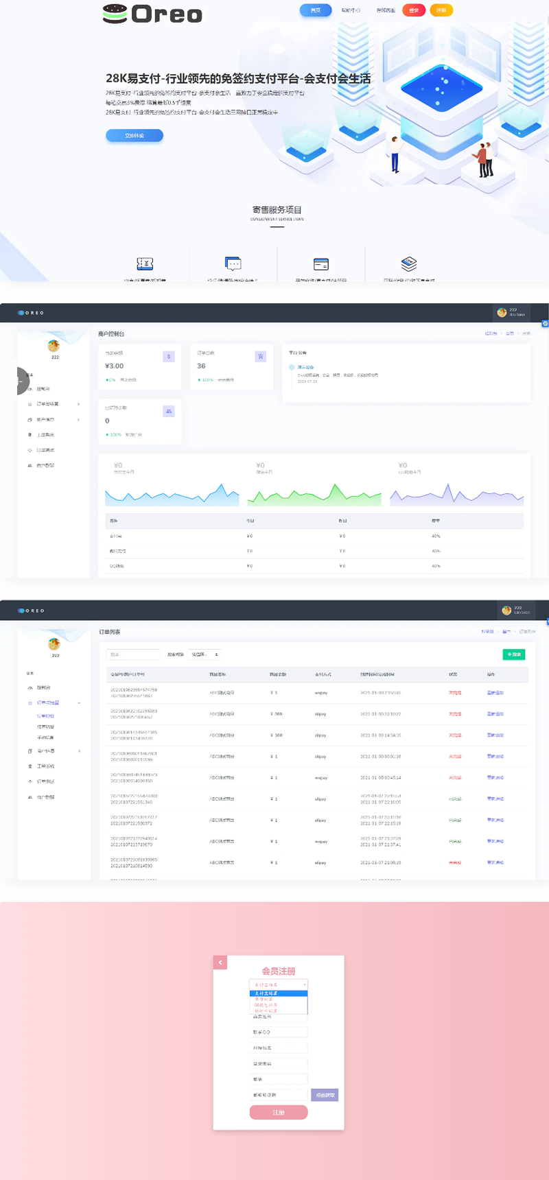 【完整版】易支付源码28k支付第四方支付源码-安忆小屋