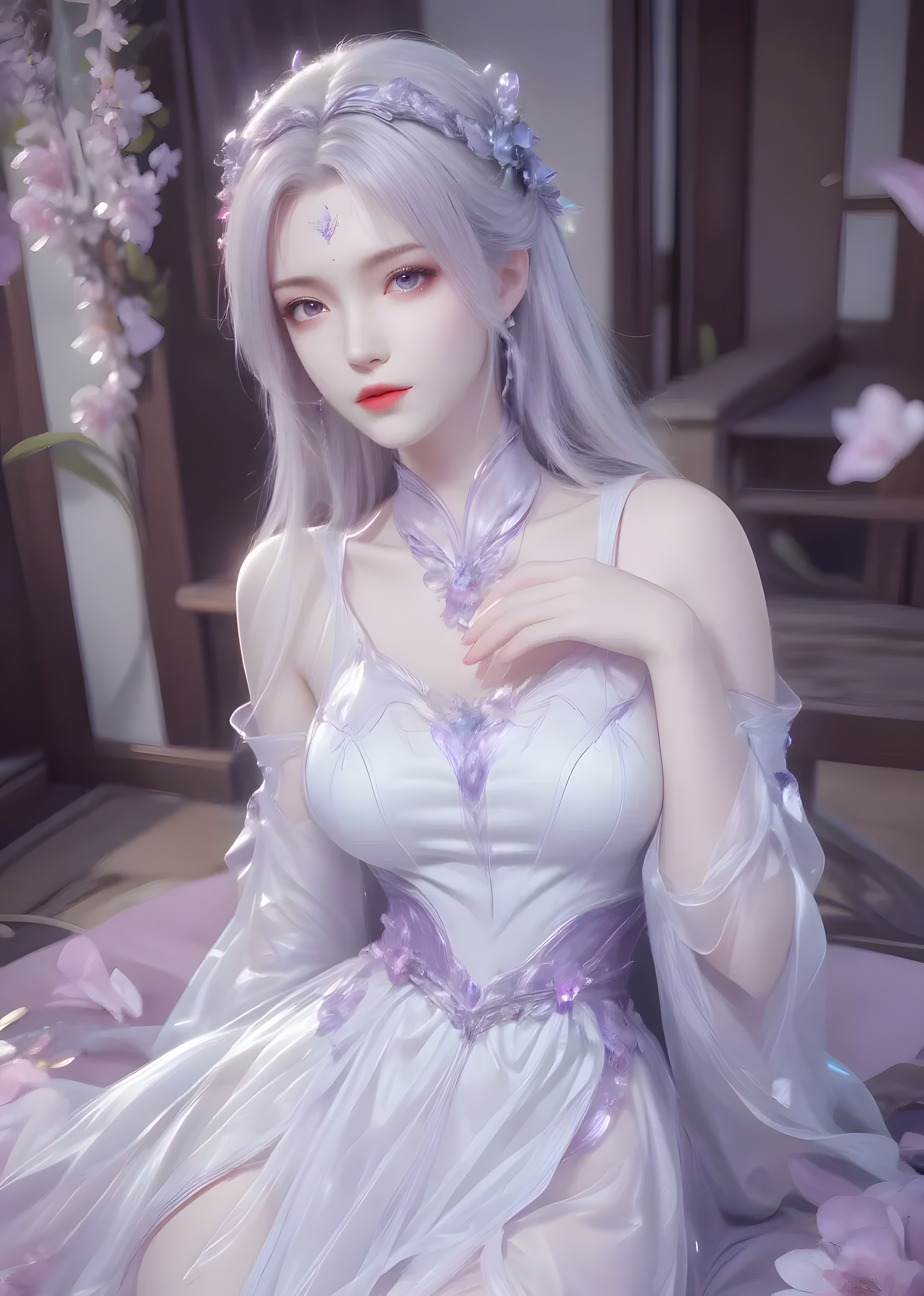 《斗破苍穹》小医仙4K国漫壁纸：角色特写图鉴精选-安忆小屋