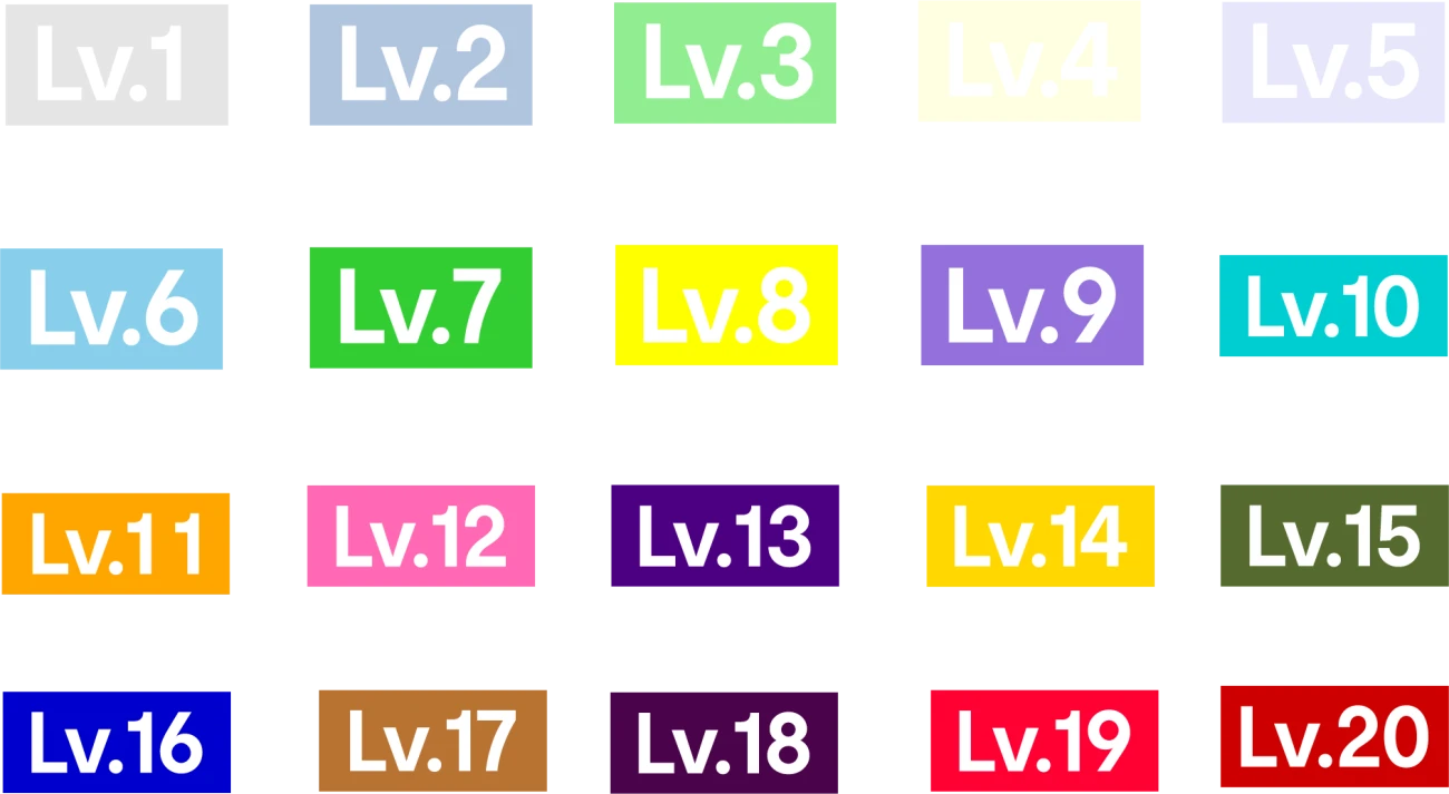 等级图标LV1-LV20等级图标分享-安忆小屋