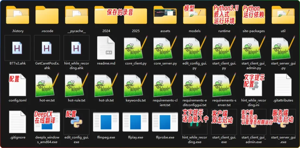 CapsWriter-Offline v2.0.4：离线语音转文字与字幕转录工具-安忆小屋