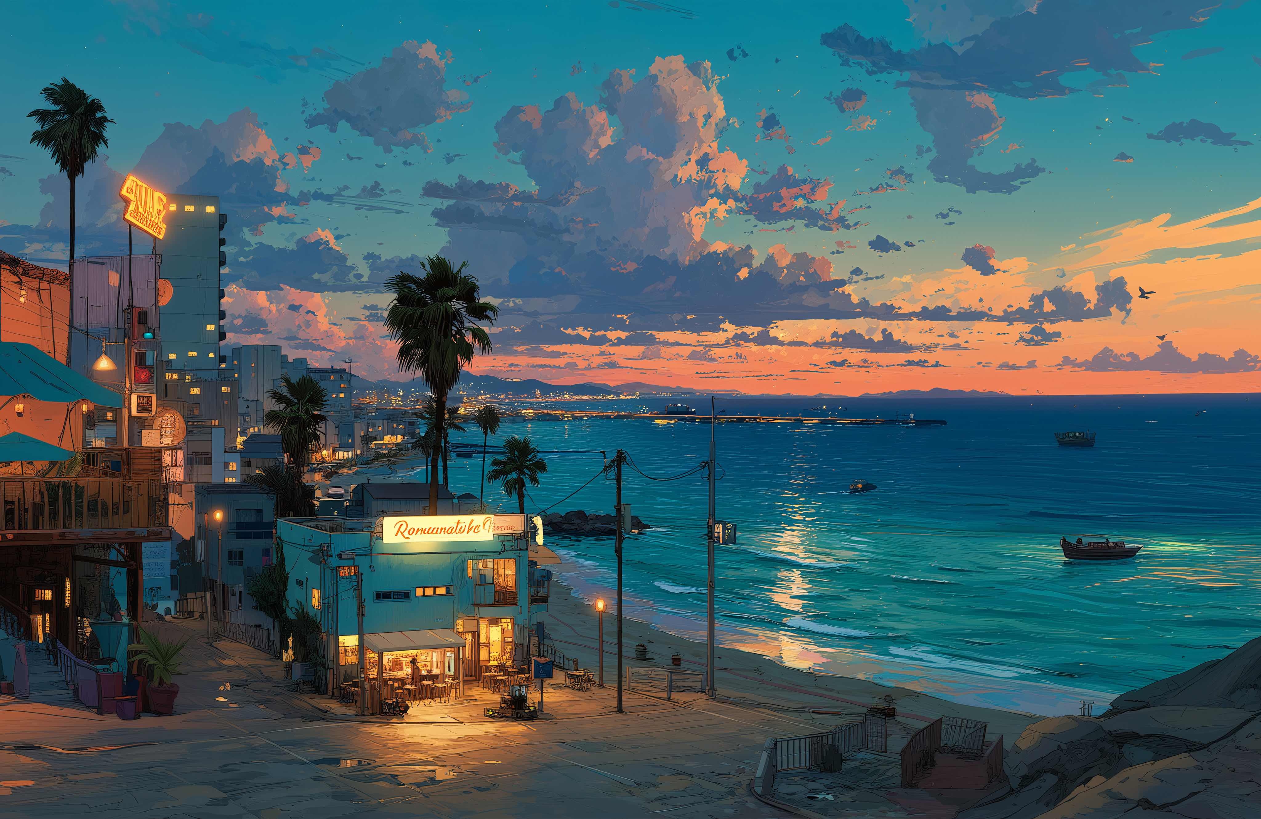 云彩-夜晚-夜景-安忆小屋